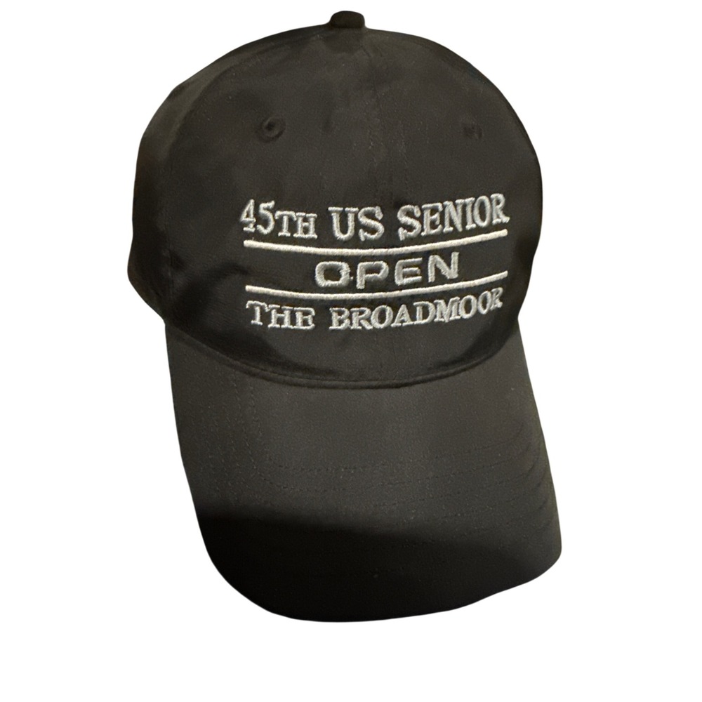 Under Armour 45th US Senior Open The Broadmoor Golf Hat Black UPF 50 OSFA